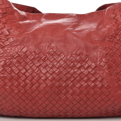 Bottega Veneta Memory Nappa Intreccio Tote China Red 13 of 13
