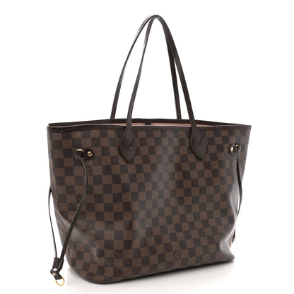 Louis Vuitton Damier Ebene Neo Neverfull MM Rose Ballerine 3 of 12