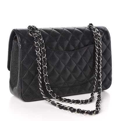 Chanel Caviar Quilted Medium Double Flap Black 3 of 12