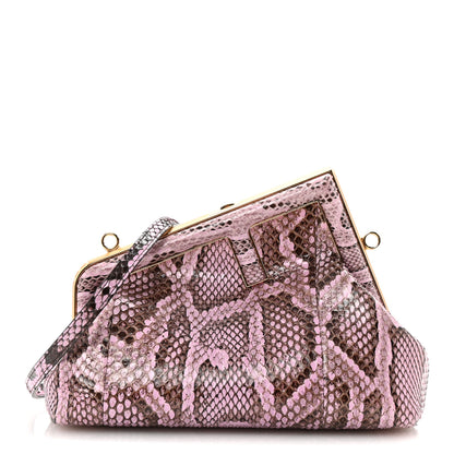 Fendi Snakeskin Small Fendi First Violetta 1 of 10