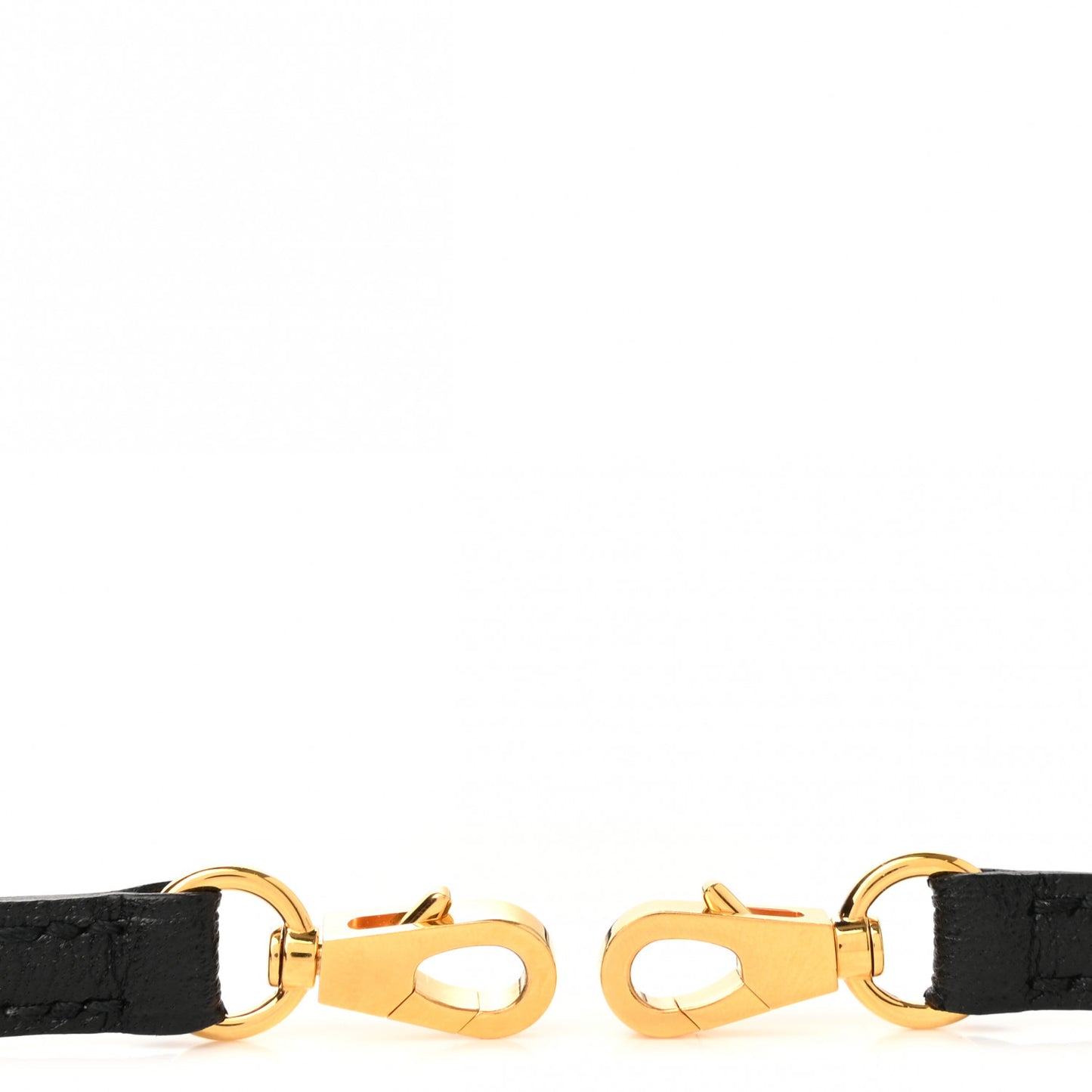 Chevre Mini Kelly Shoulder Strap Black