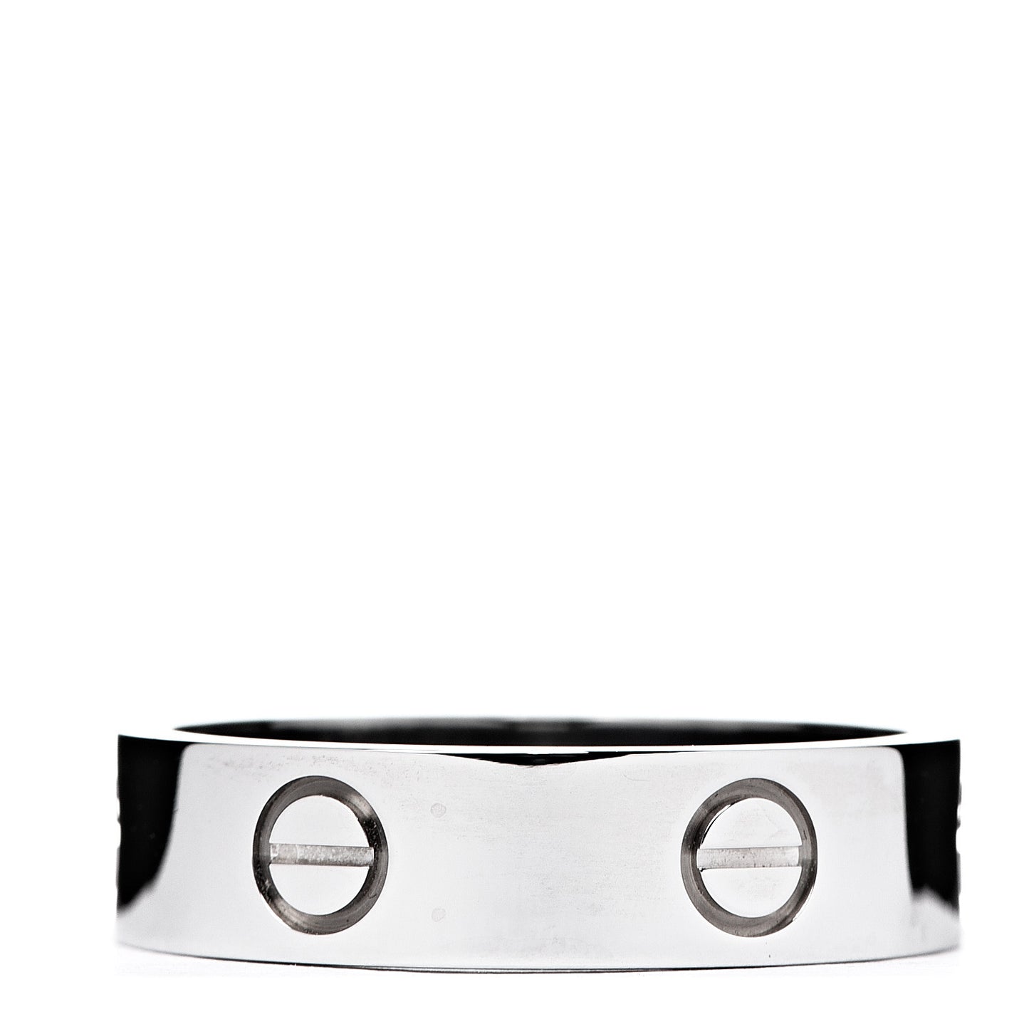 18K White Gold 5.5mm LOVE Ring 60 9