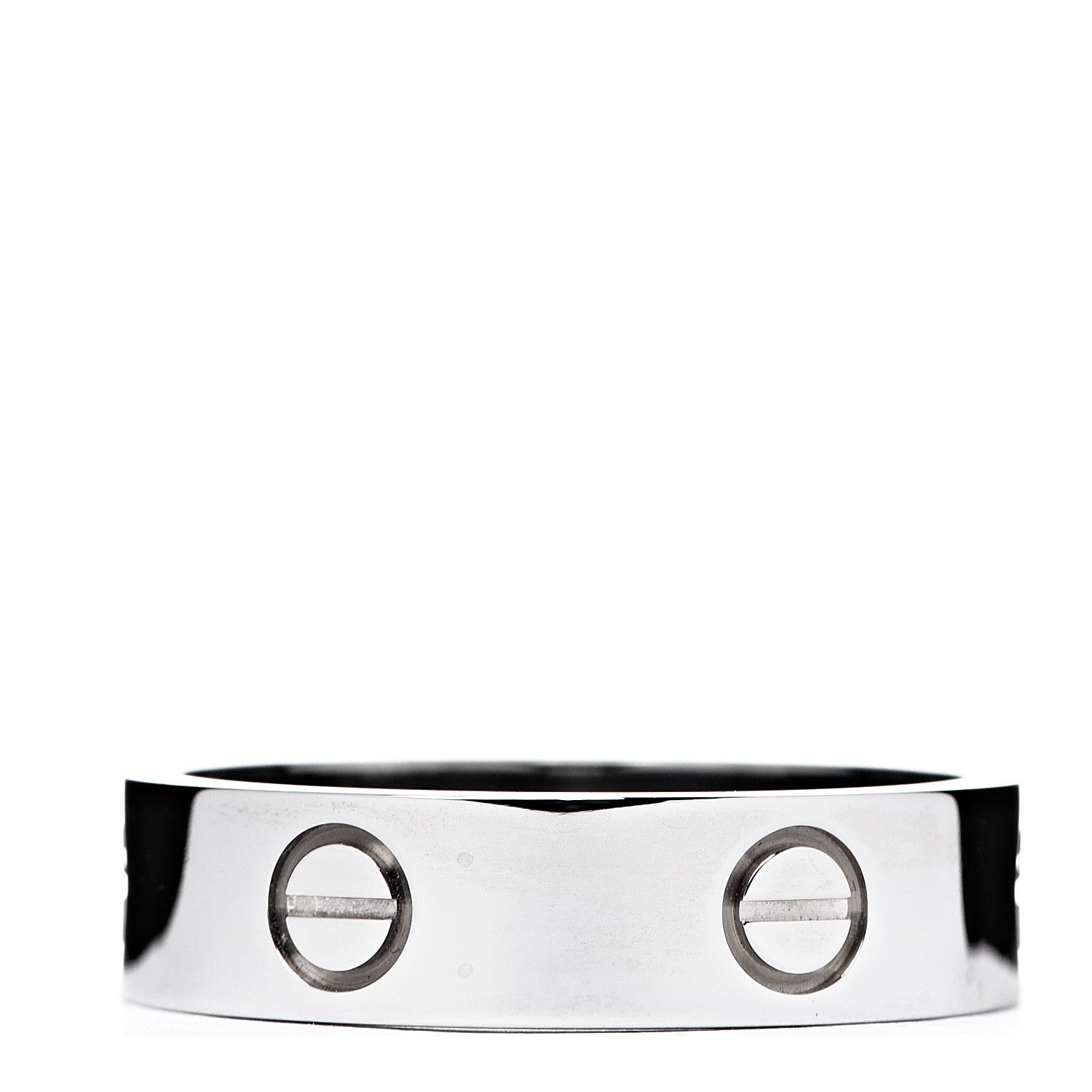 Cartier 18K White Gold 5.5mm LOVE Ring 60 9 2 of 3