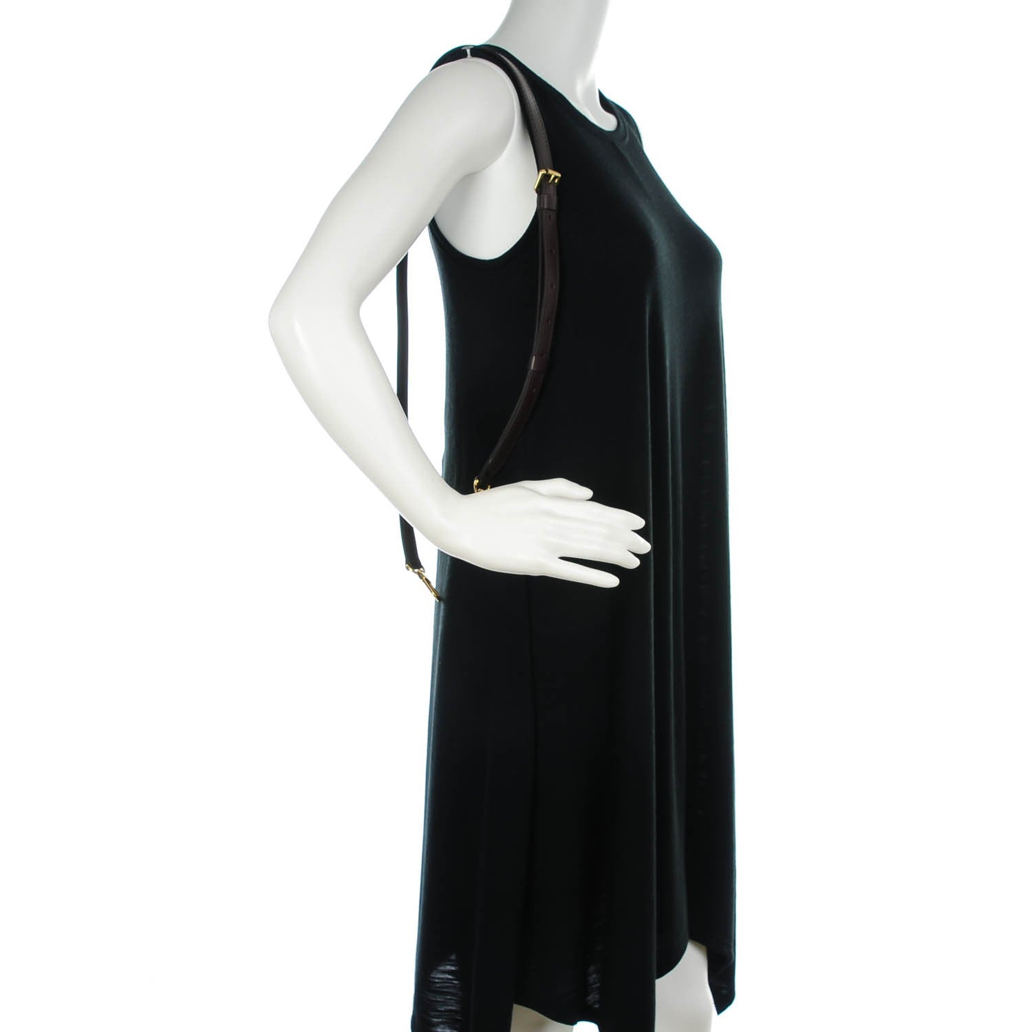 Louis Vuitton Calfskin Adjustable Shoulder Strap Brown 2 of 5