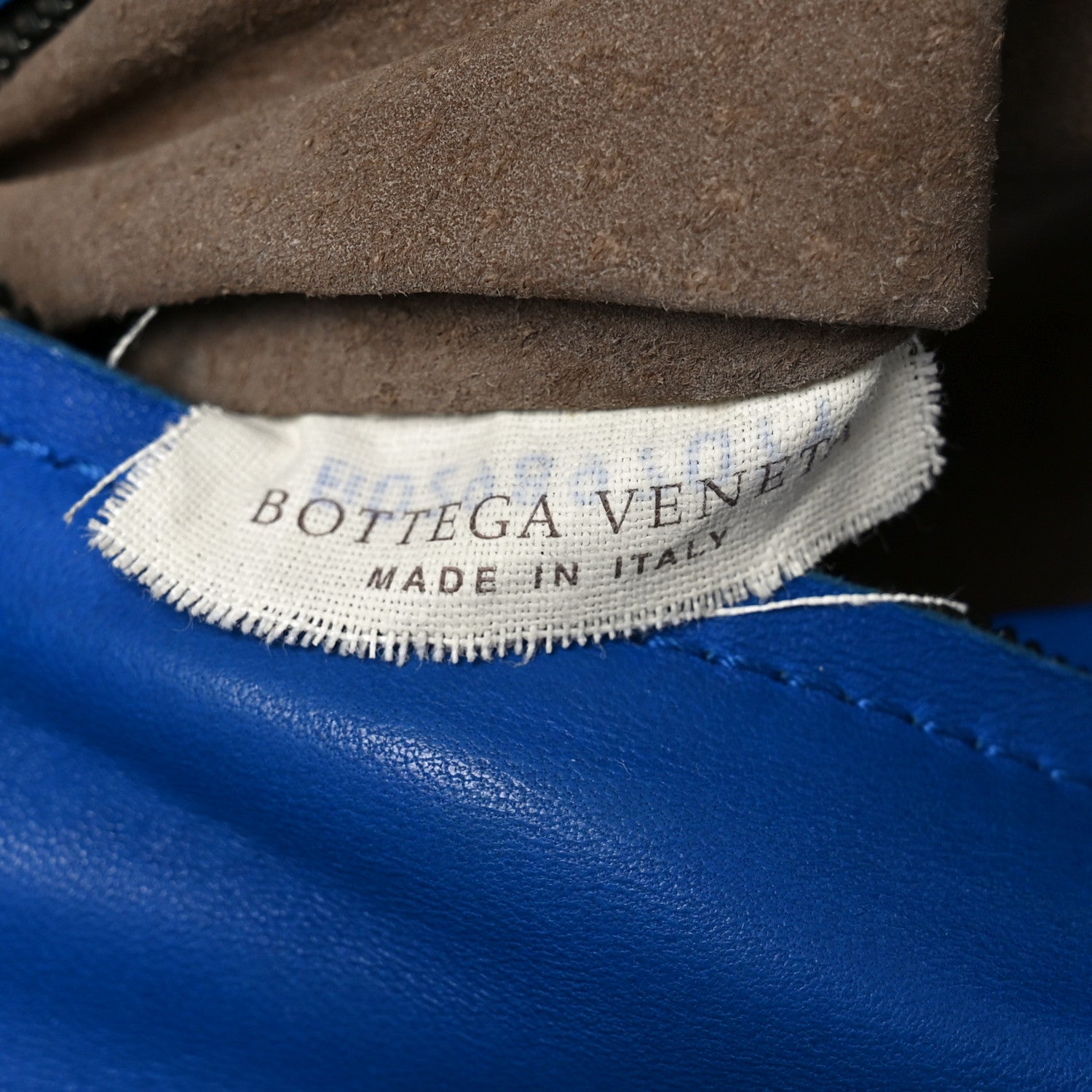 Bottega Veneta Nappa Intrecciato Medium Olimpia Shoulder Bag Blue