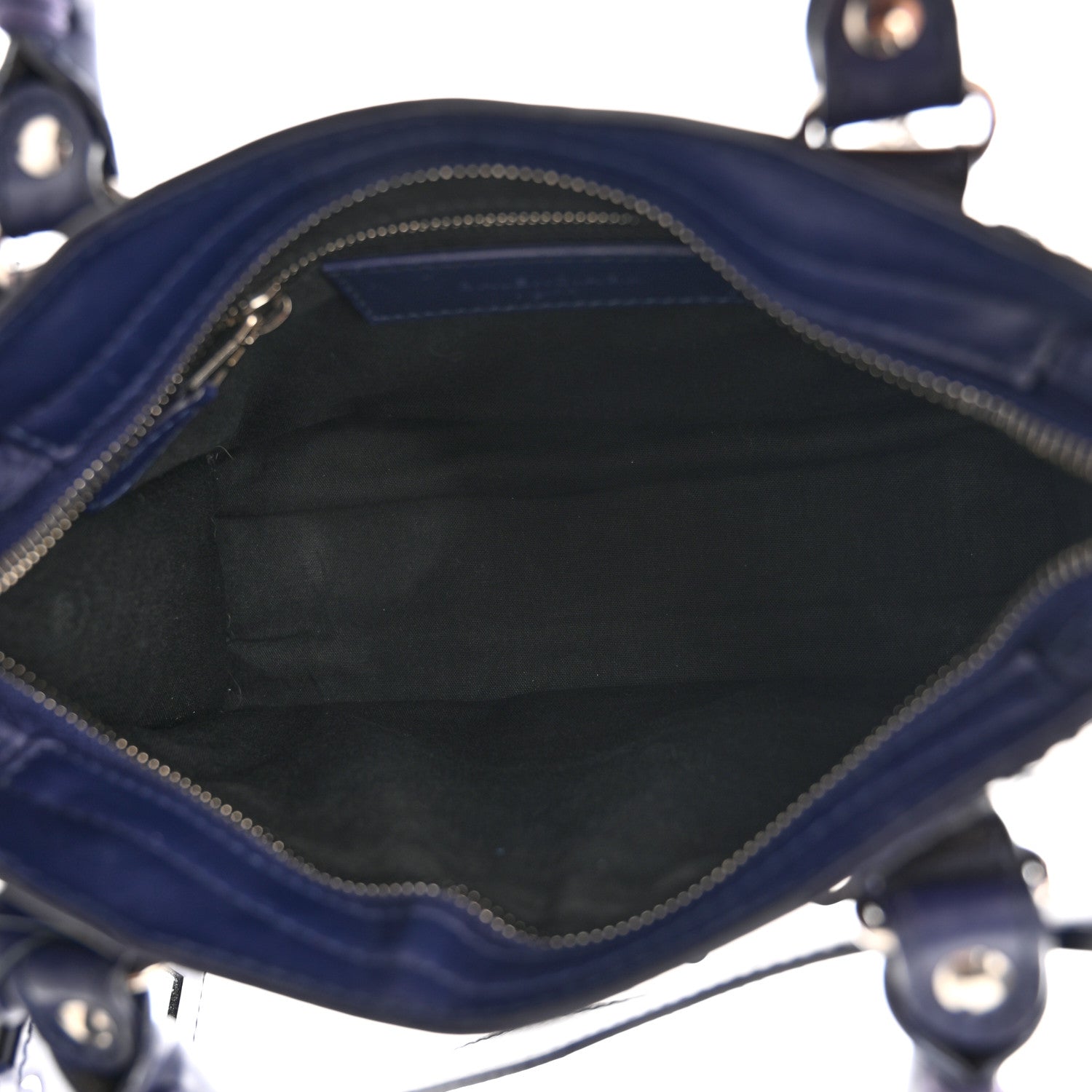 Balenciaga Smooth Calfskin Metallic Patent Giant 12 Silver Hardware Mini City Ultraviolet 4 of 12