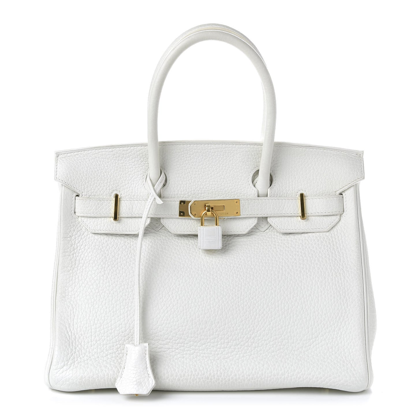 Taurillon Clemence Birkin 30 White