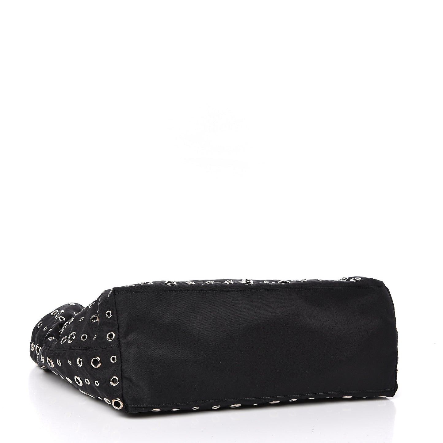 Nylon Metal Grommet Bag Black