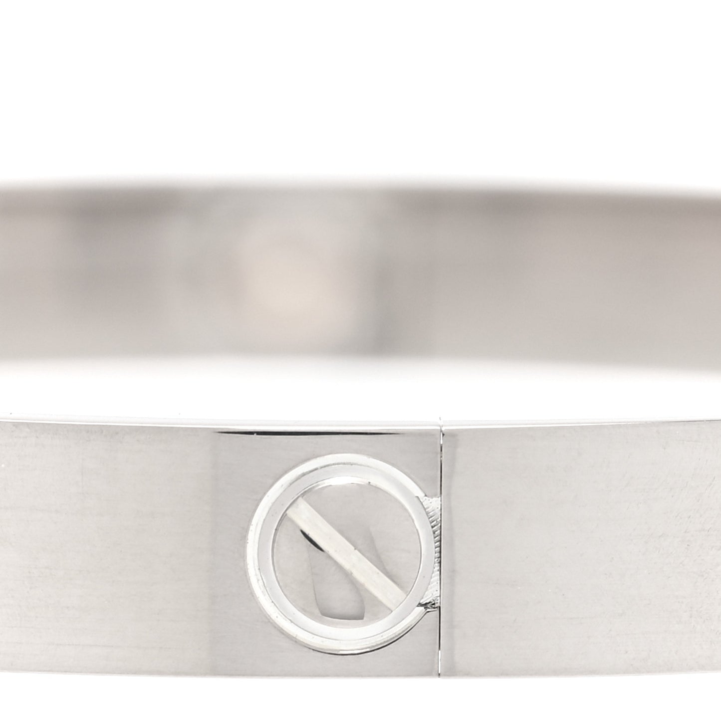 18K White Gold LOVE Bracelet 18