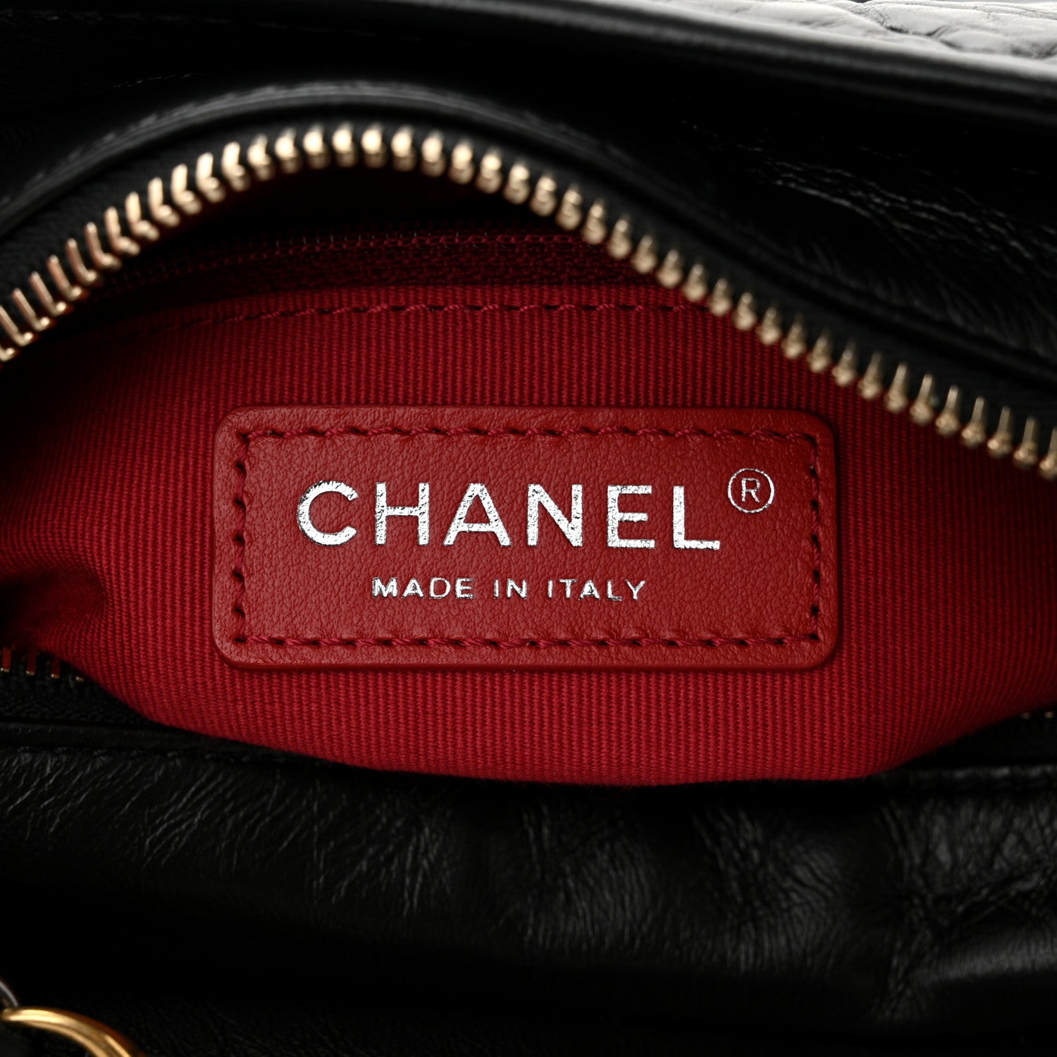 Chanel Aged Calfskin Quilted Small Gabrielle Hobo Black 5 of 10