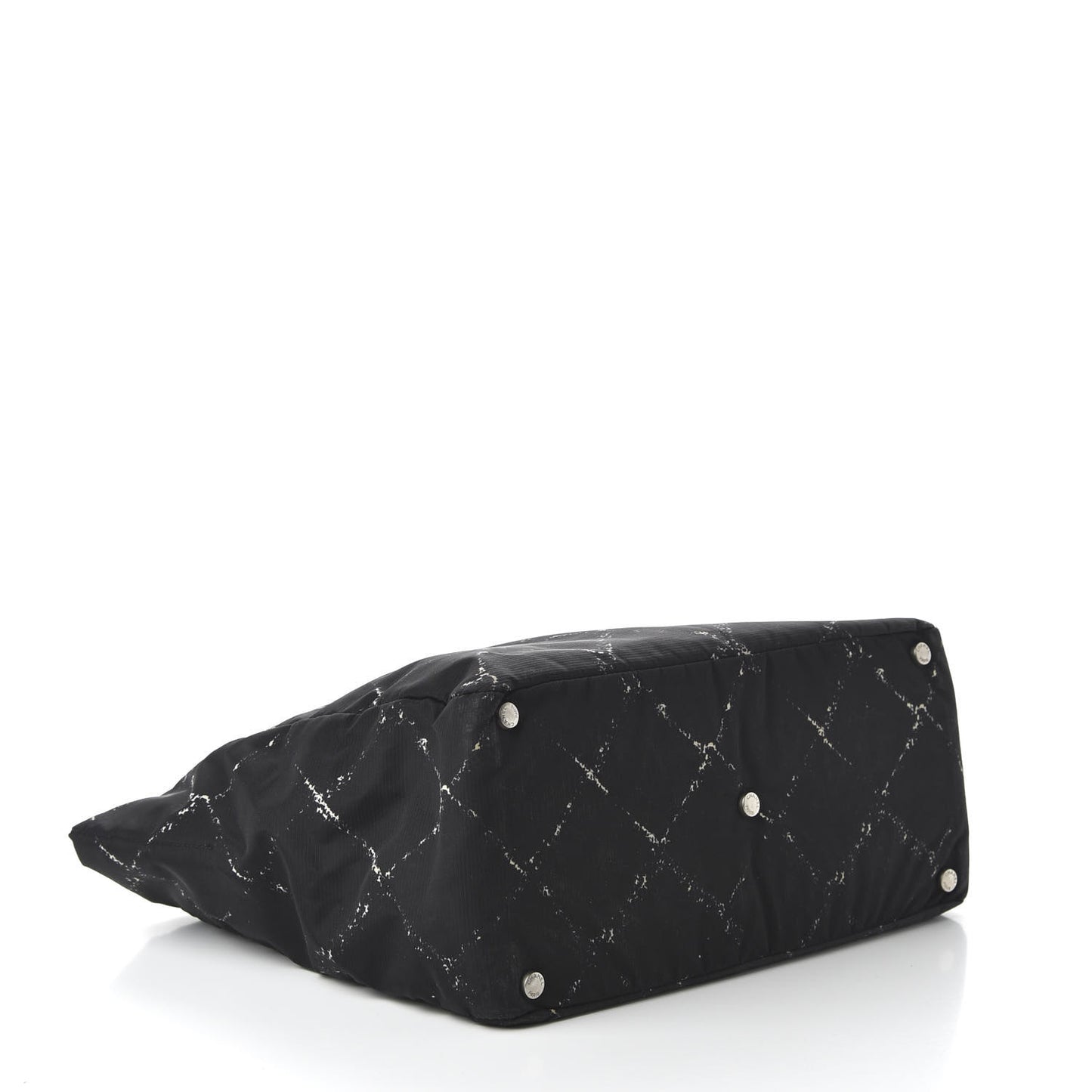 Nylon Travel Duffel Bag Black