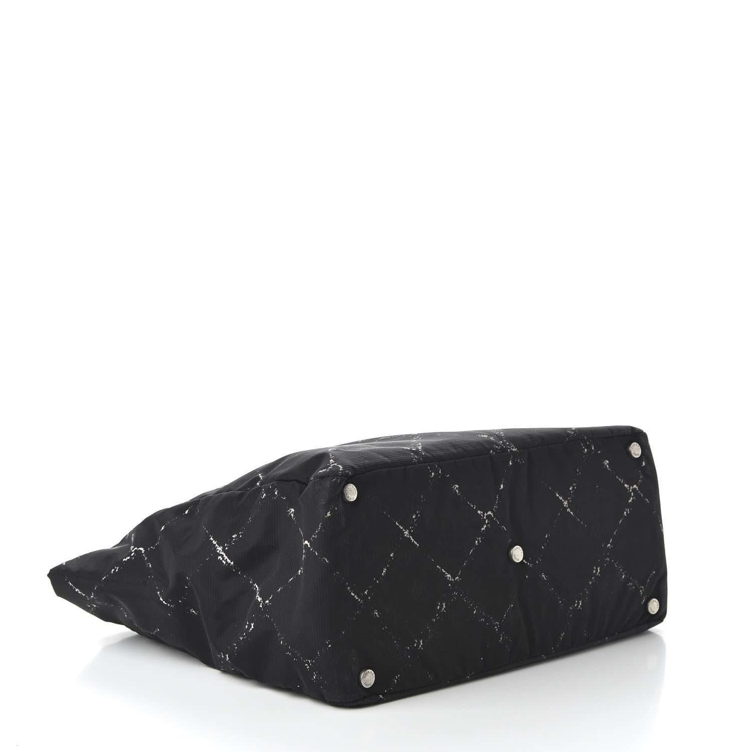Chanel Nylon Travel Duffel Bag Black 4 of 10
