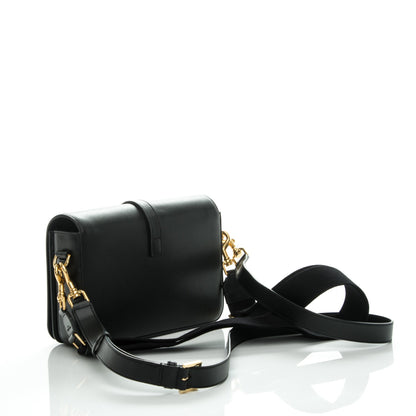 Saint Laurent Textured Calfskin Medium Classic Monogram Universite Bag Black 3 of 6