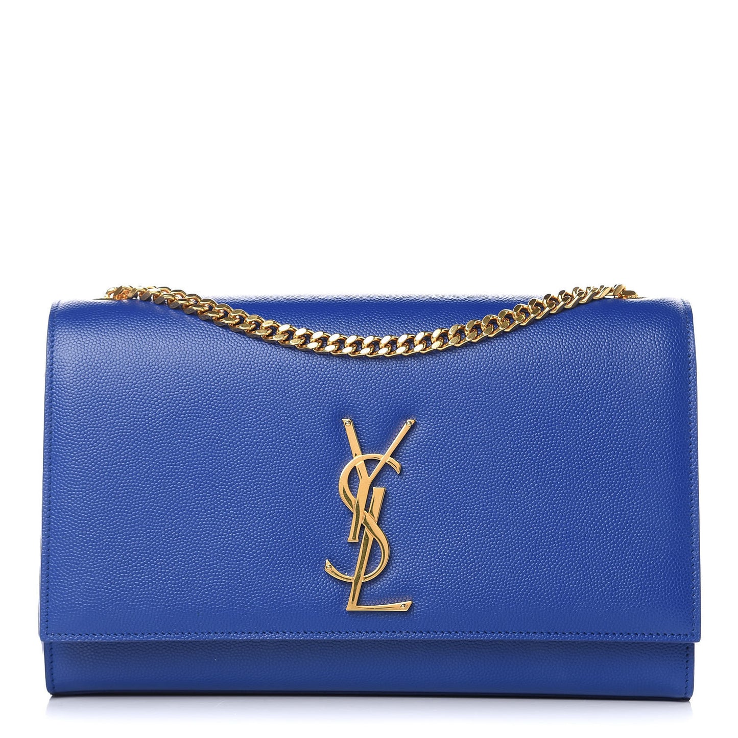 Grain De Poudre Medium Classic Monogram Kate Satchel Flash Blue