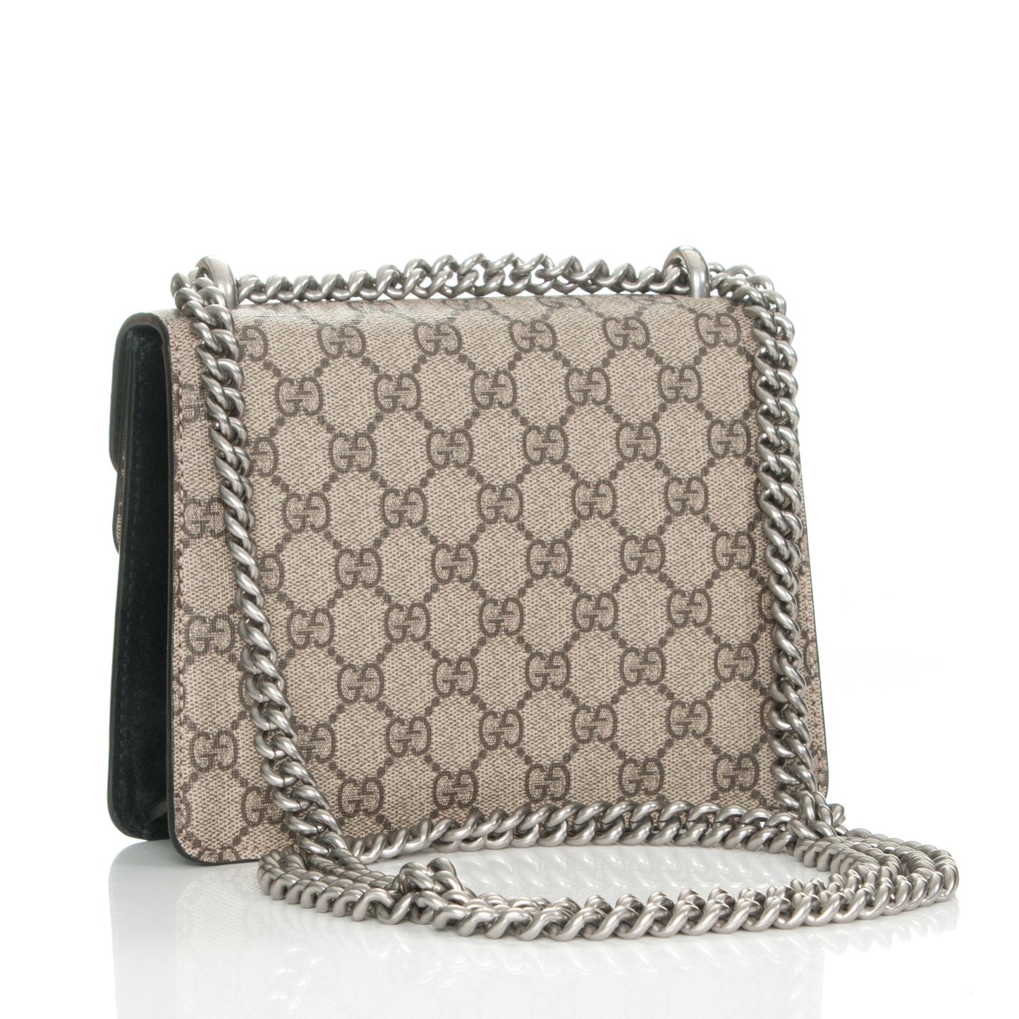 GG Supreme Monogram Mini Dionysus Shoulder Bag Black