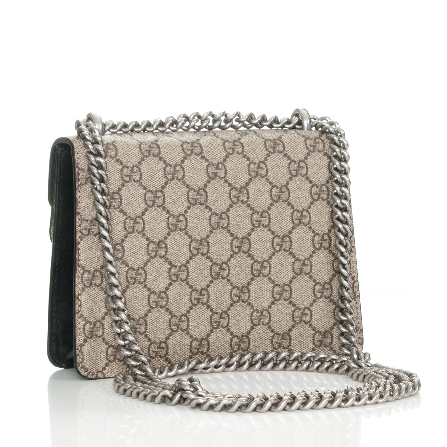 Gucci GG Supreme Monogram Mini Dionysus Shoulder Bag Black 3 of 8