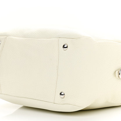 Prada Vitello Daino Satchel Bianco 10 of 15