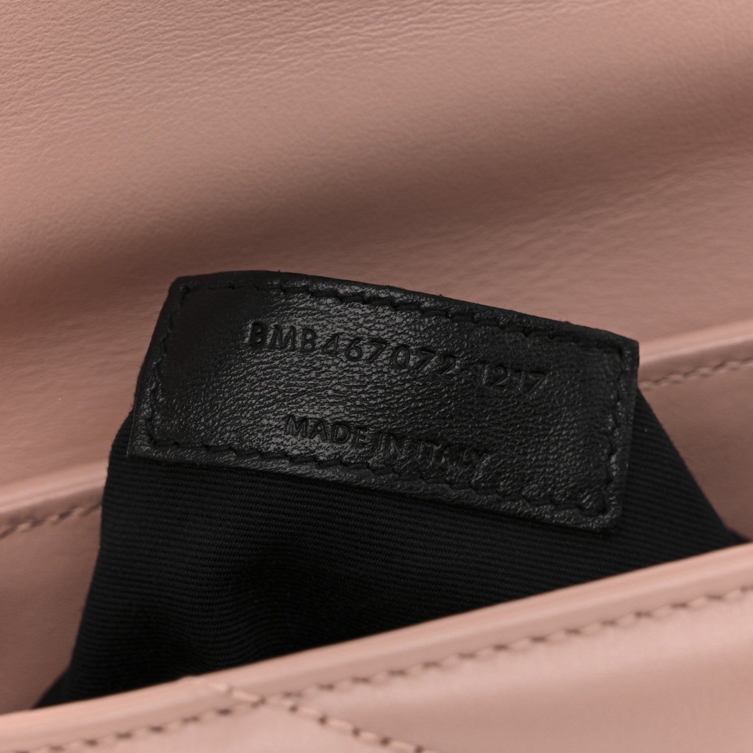 Saint Laurent Calfskin Y Quilted Monogram Toy Loulou Crossbody Bag Pale Blush 8 of 12
