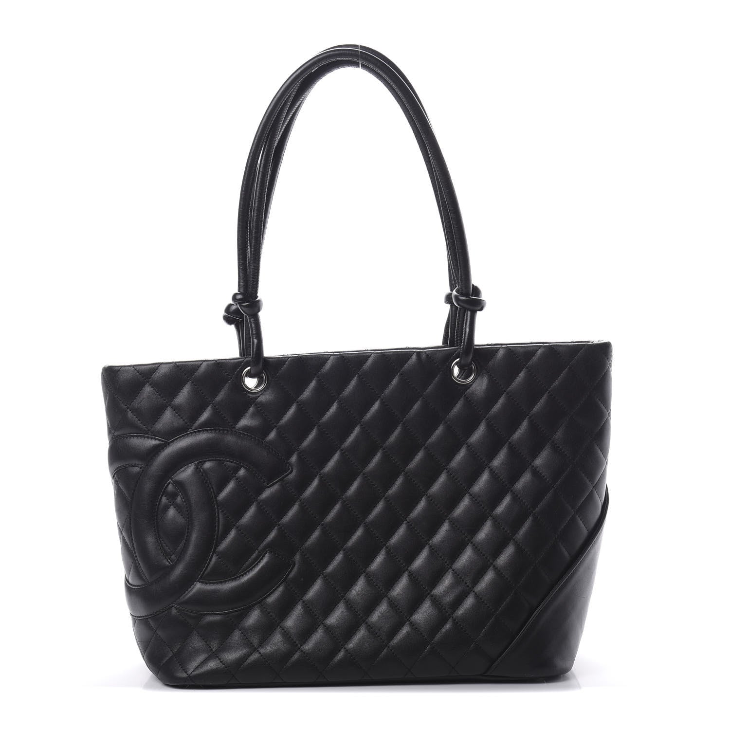Chanel Calfskin Quilted Large Cambon Tote Black 1 of 18