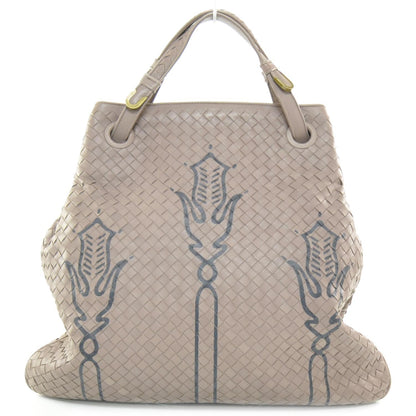Bottega Veneta Nappa Intrecciato Creta Print Tote Lavender 4 of 9