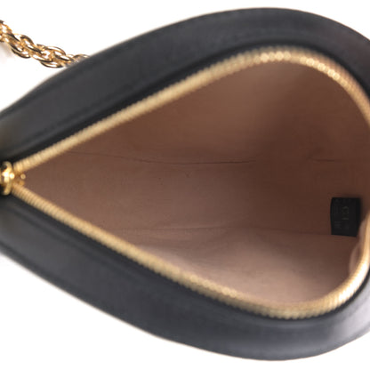 Gucci Grained Calfskin Web Mini Ophidia Round Shoulder Bag Black 4 of 4