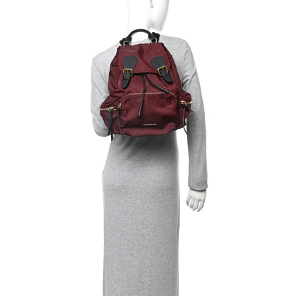 Burberry Nylon Small Rucksack Backpack Burgundy Red Burgundy Red 2 of 11