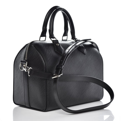 Louis Vuitton Epi Speedy Bandouliere 25 Black 3 of 7