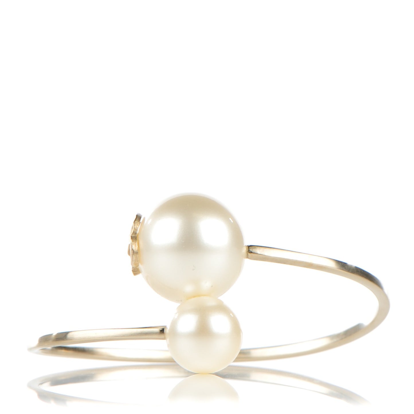 Double Pearl Cuff Silver