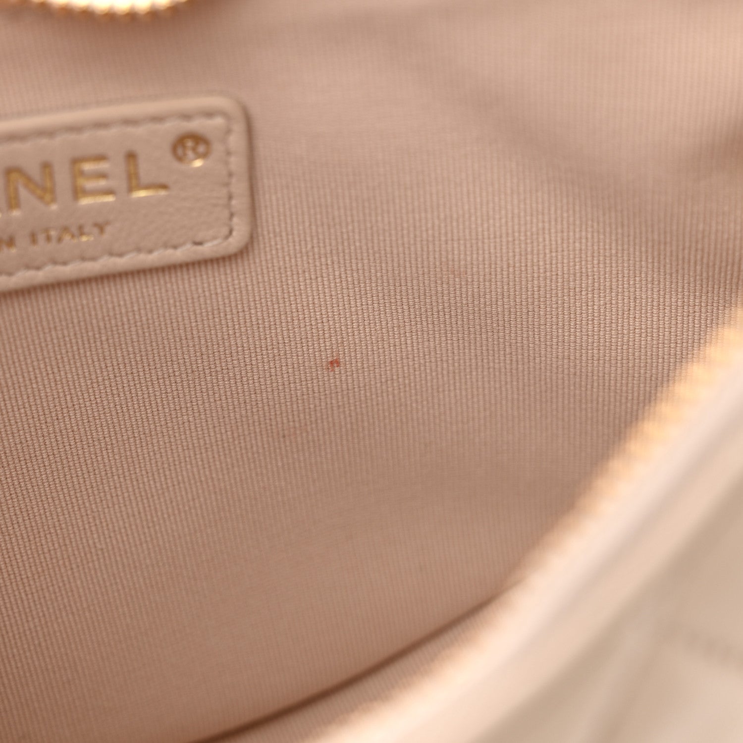 Chanel Lambskin Quilted Small Hobo Bag Light Beige 11 of 11