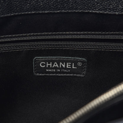 Chanel Caviar Quilted XL Grand Shopping Tote GST Black 6 of 10