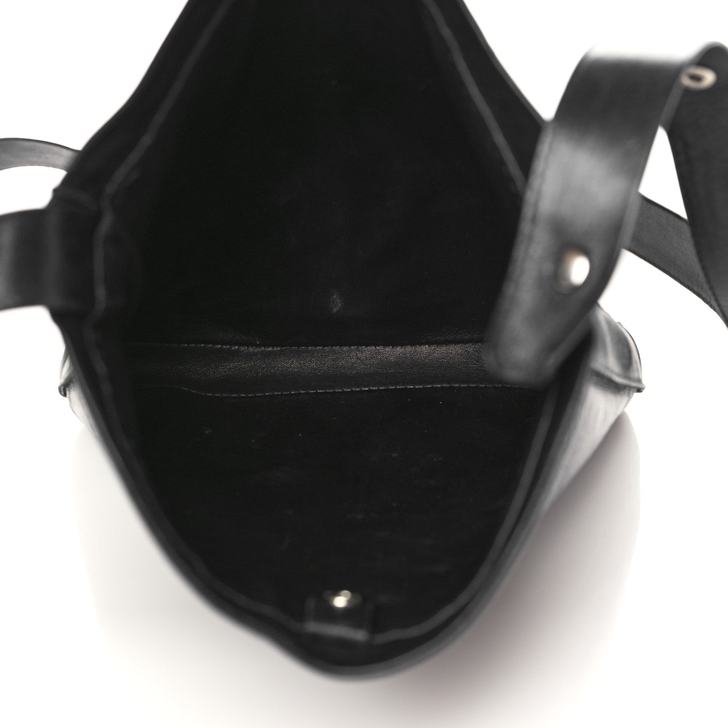 Hermes Lambskin Toudou Perfore Crossbody Black 4 of 9