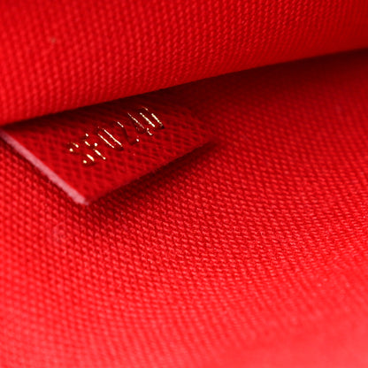 Louis Vuitton Damier Ebene Pochette Felicie Chain Wallet 7 of 14