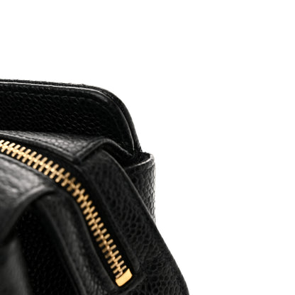 Chanel Caviar Quilted Zip Tote Black 14 of 14