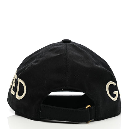 Gucci Cotton Loved Gucci Baseball Hat M Black 6 of 12