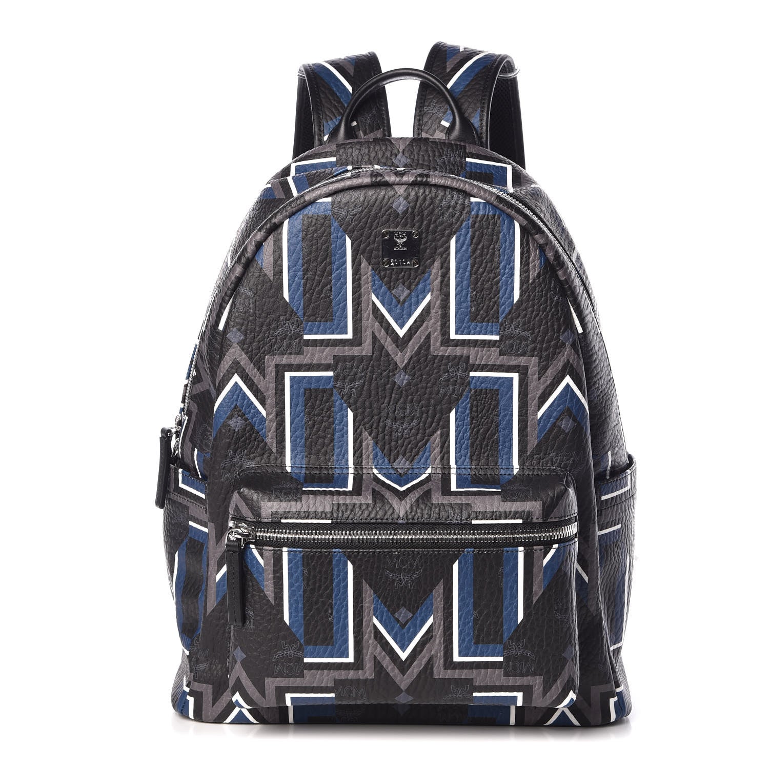 MCM Visetos Gunta Medium Stark Backpack Black 1 of 9