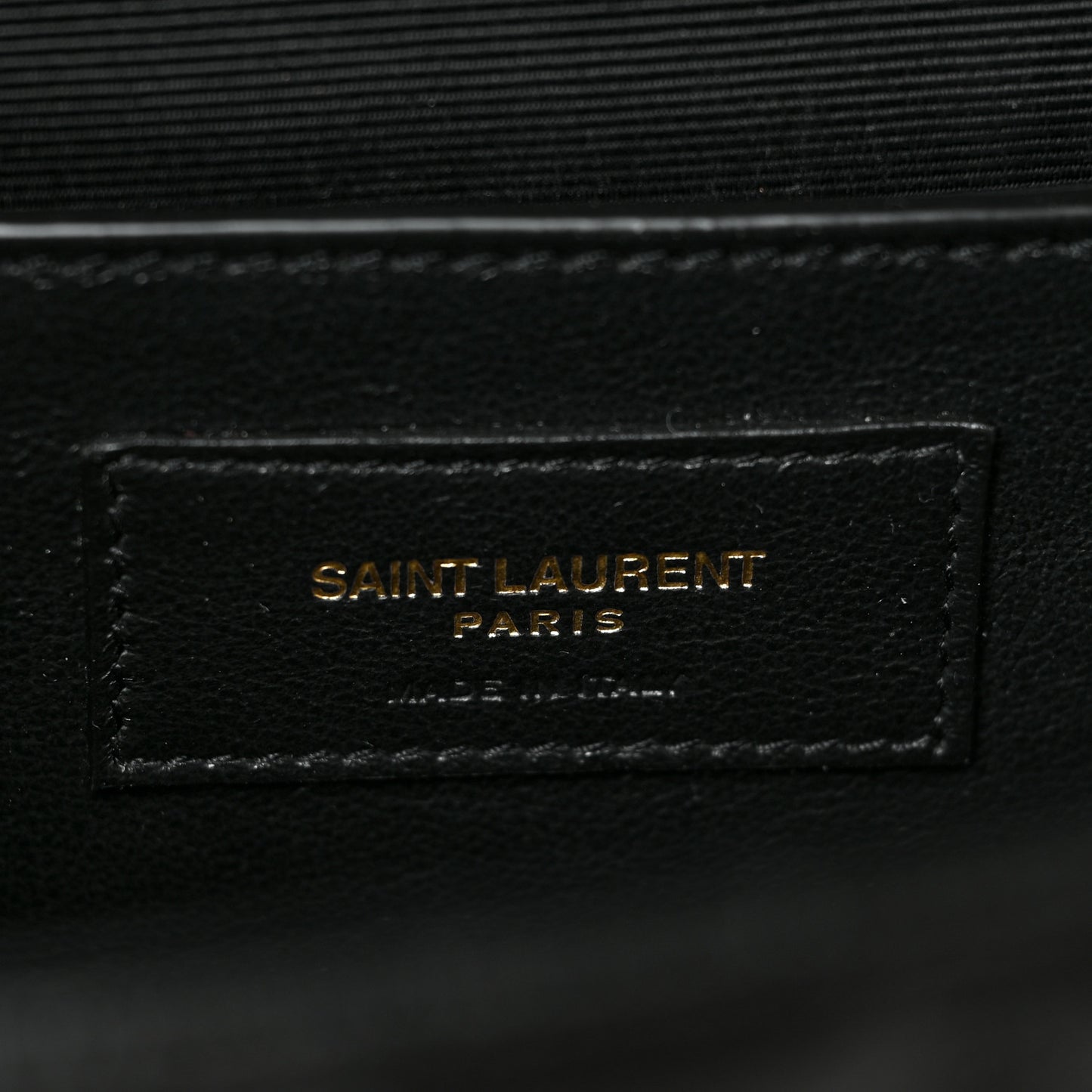 Grain De Poudre Textured Mixed Matelasse Triquilt Medium Monogram Satchel Black