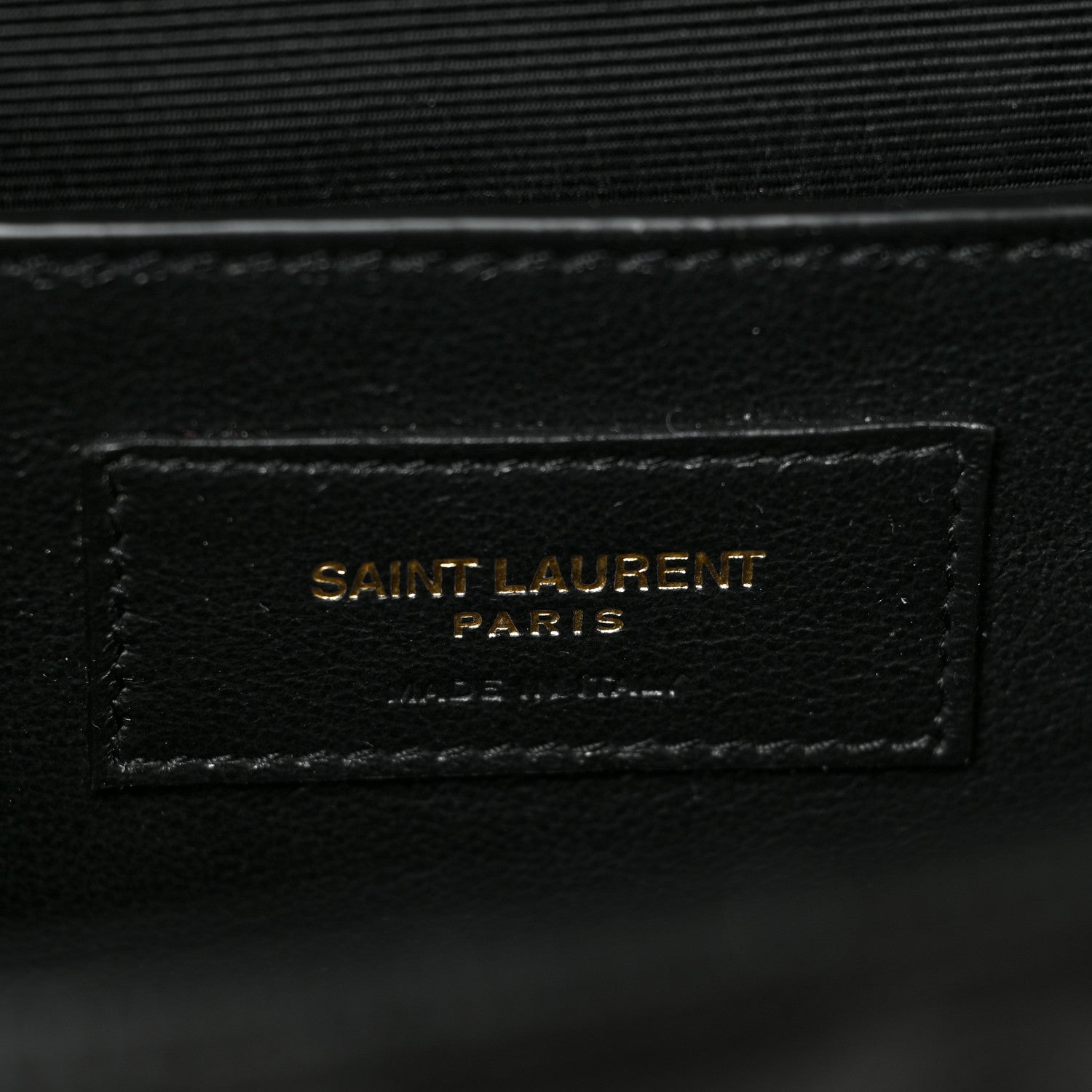 Saint Laurent Grain De Poudre Textured Mixed Matelasse Triquilt Medium Monogram Satchel Black 6 of 8