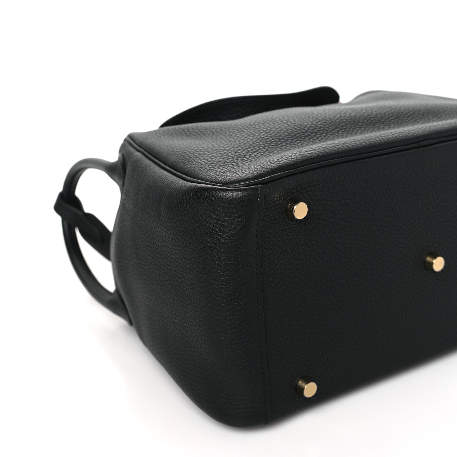 Hermes Taurillon Clemence Lindy 30 Black 8 of 9