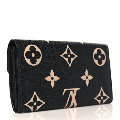 Louis Vuitton Monogram Empreinte Giant Sarah Wallet 3 of 6