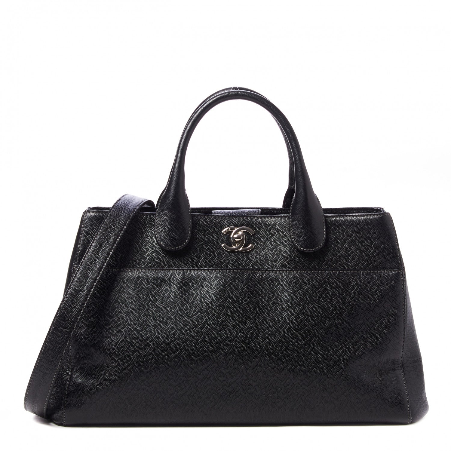 Chanel Caviar Cerf Executive Shopper Tote Black 1 of 9