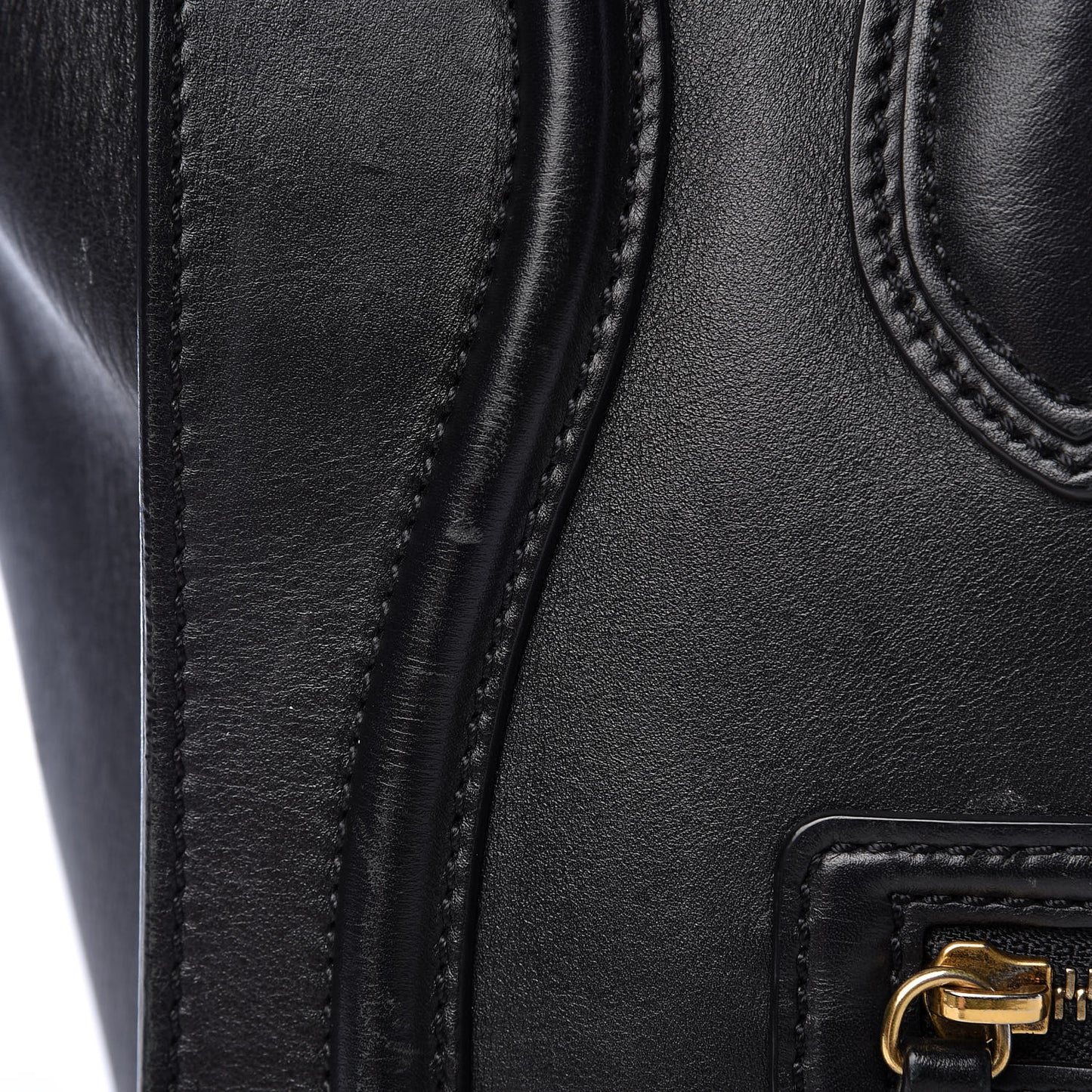 Smooth Calfskin Mini Luggage Black