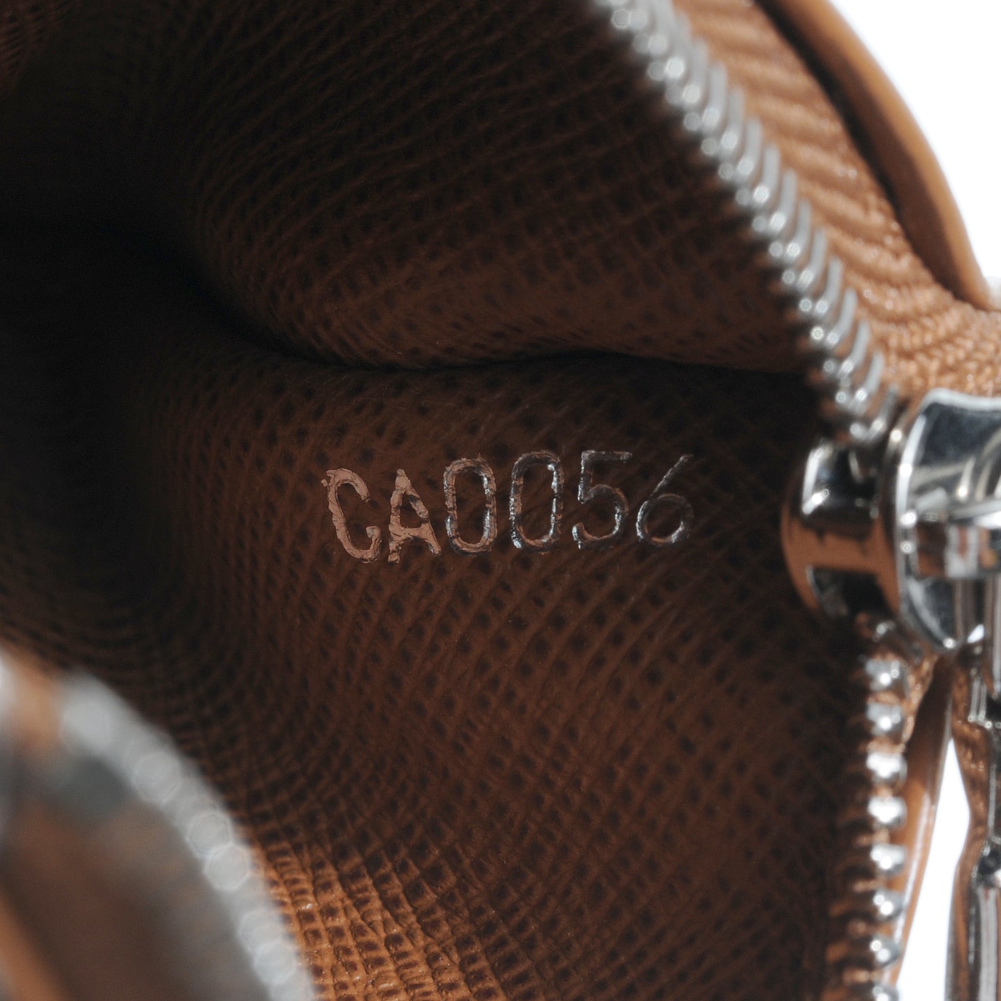 Epi Key Pouch Cannelle