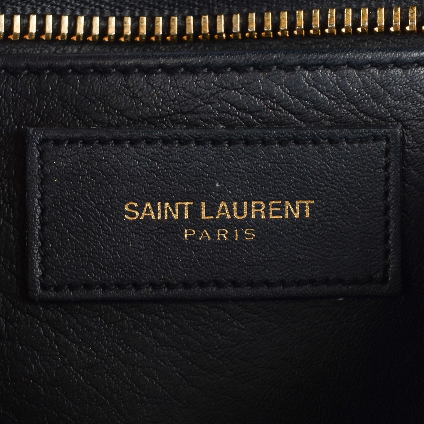 Calfskin Small Classic Y Cabas Black