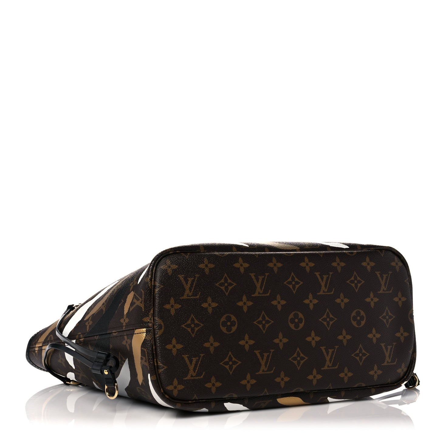 X LOL Monogram Neverfull MM Gold Silver