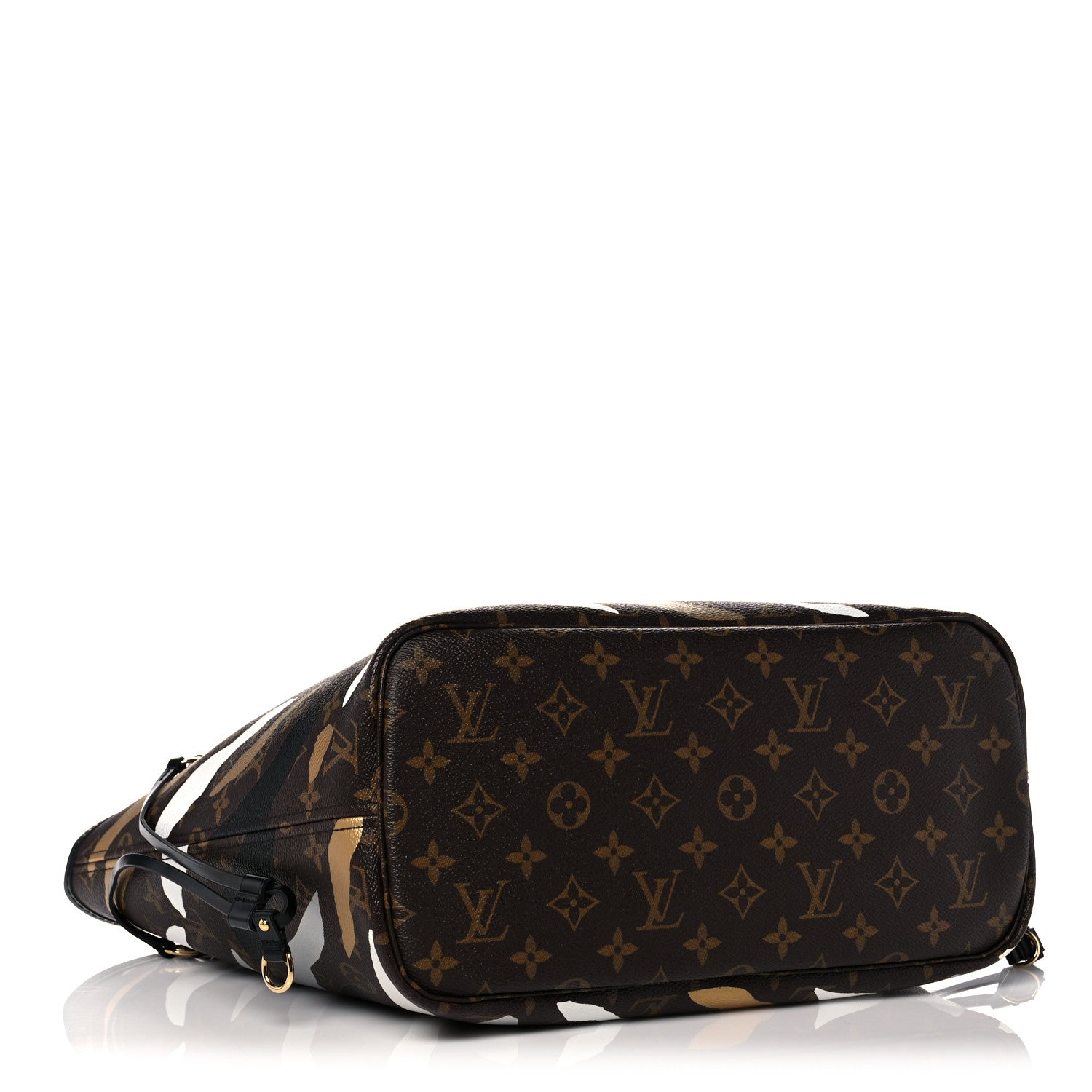 Louis Vuitton X LOL Monogram Neverfull MM Gold Silver 4 of 12