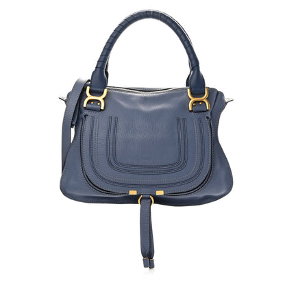 Chloe Calfskin Medium Marcie Satchel Street Blue 1 of 12