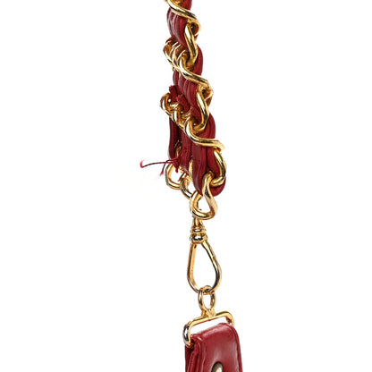 Chanel Lambskin Quilted CC Medallion Waist Belt Bag Red 11 of 12