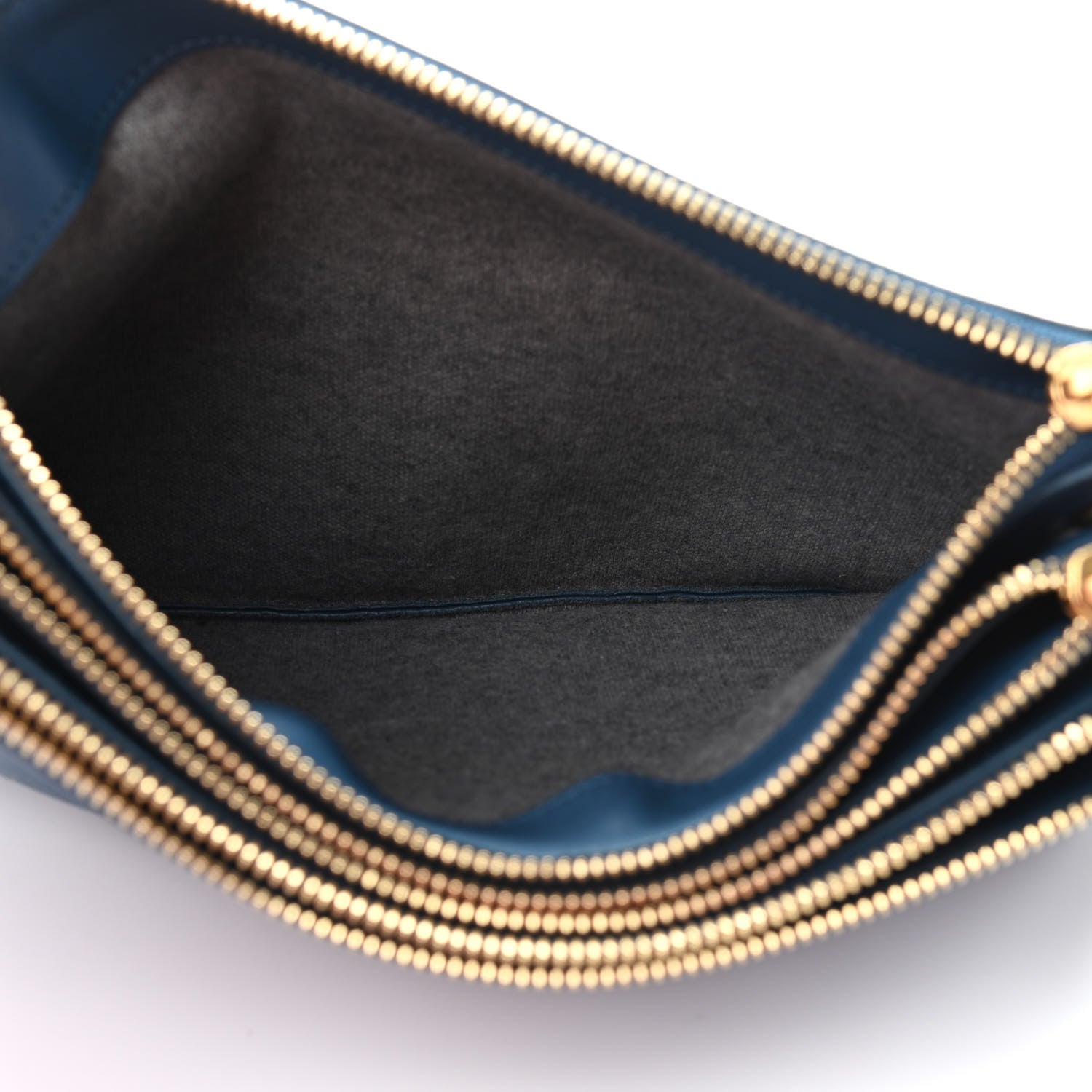 Celine Lambskin Large Trio Crossbody Bag Peacock 5 of 11