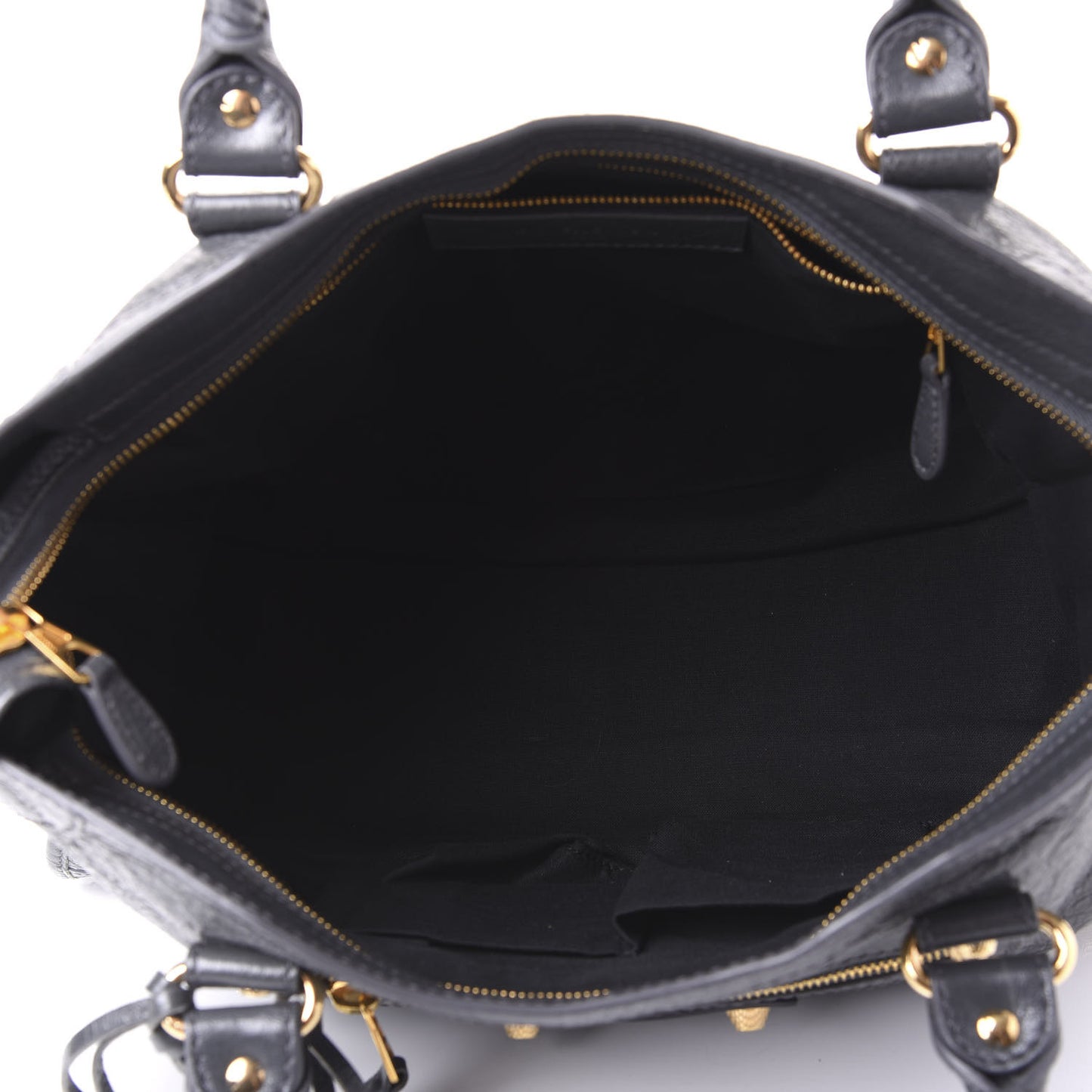 Agneau Giant 12 Gold Hardware City Gris Fossile