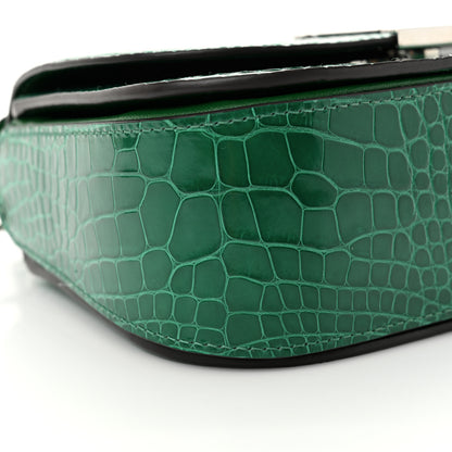 Louis Vuitton Shiny Alligator Vivienne NM Green 8 of 11